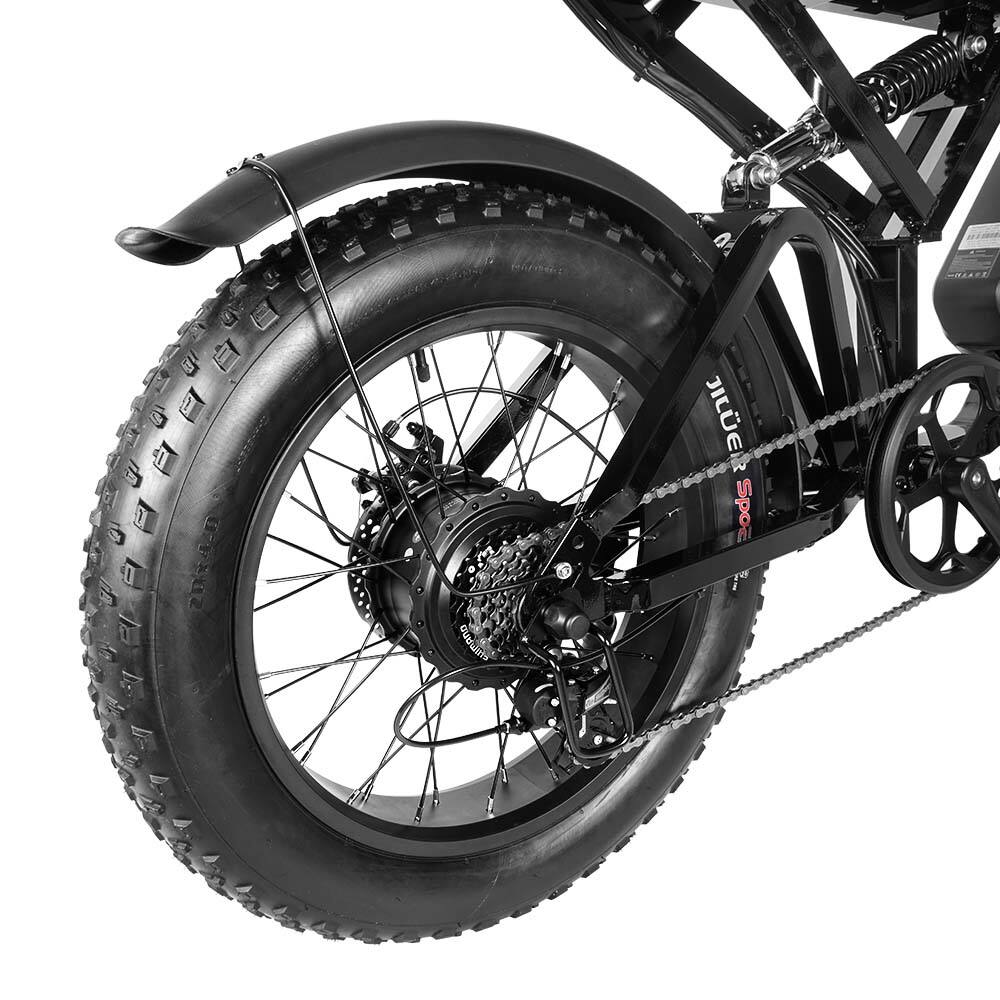 Saibaike FXH009 20” Fat Tire Electric Bike – 500W Motor, 48V 15Ah Battery, 45KMH, 80KM Range
