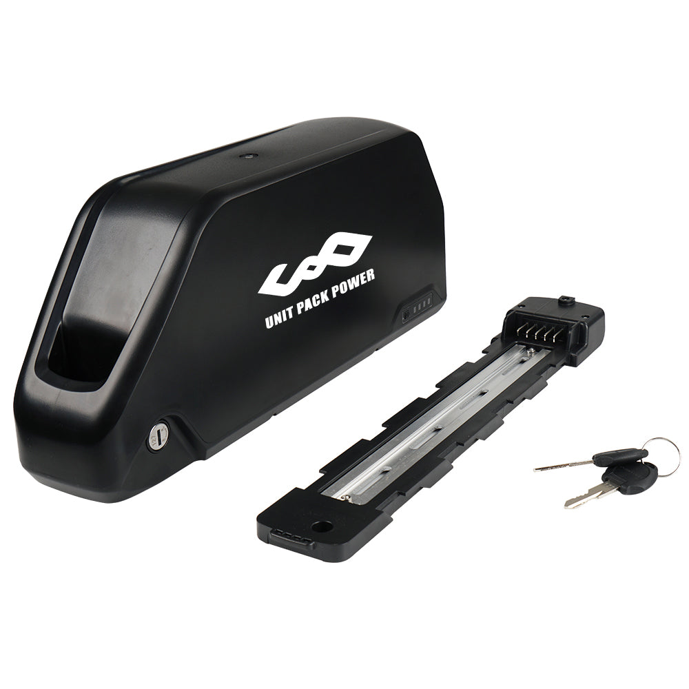 Jumbo Polly Shark Down Tube E-Bike Battery β 48V / 52V / 60V (19.2Ah-25Ah) β Standard, LG & Samsung Cells, 250W-2300W Compatibility