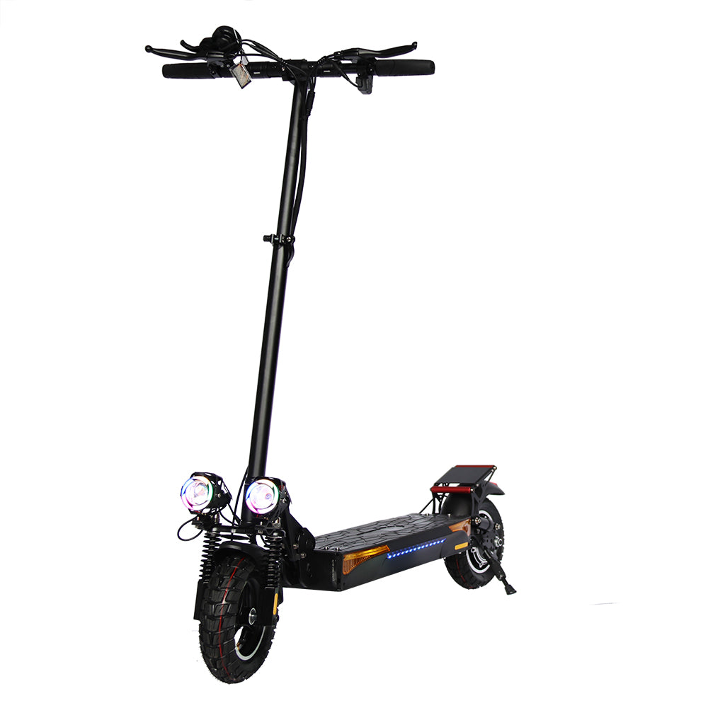 Emanba V-L12 MAX 800W 10" Off-Road Electric Scooter 45km/h 48V 16Ah Foldable Commuter with Front+Rear Suspension