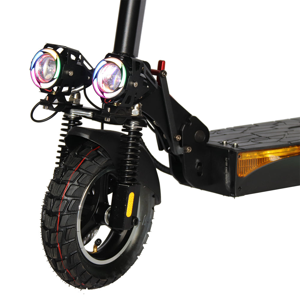 Emanba V-L12 MAX 800W 10" Off-Road Electric Scooter 45km/h 48V 16Ah Foldable Commuter with Front+Rear Suspension
