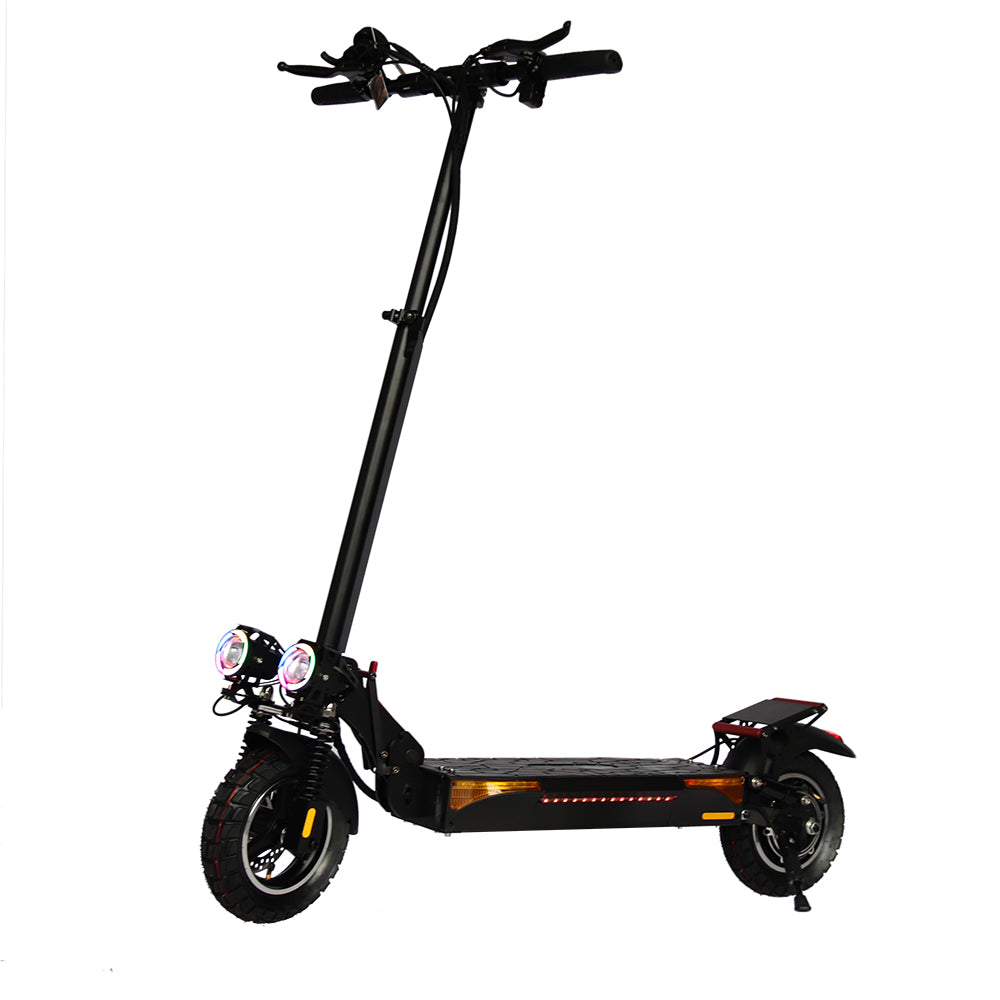 Emanba V-L12 MAX 800W 10" Off-Road Electric Scooter 45km/h 48V 16Ah Foldable Commuter with Front+Rear Suspension