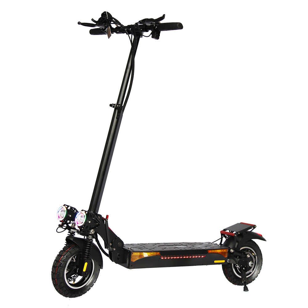 Emanba V-L12 MAX 800W 10" Off-Road Electric Scooter 45km/h 48V 16Ah Foldable Commuter with Front+Rear Suspension