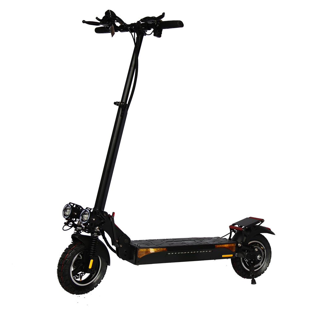 Emanba V-L12 MAX 800W 10" Off-Road Electric Scooter 45km/h 48V 16Ah Foldable Commuter with Front+Rear Suspension