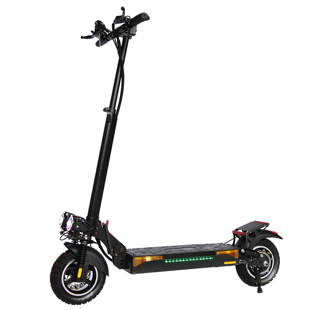 Emanba V-L12 MAX 800W 10" Off-Road Electric Scooter 45km/h 48V 16Ah Foldable Commuter with Front+Rear Suspension
