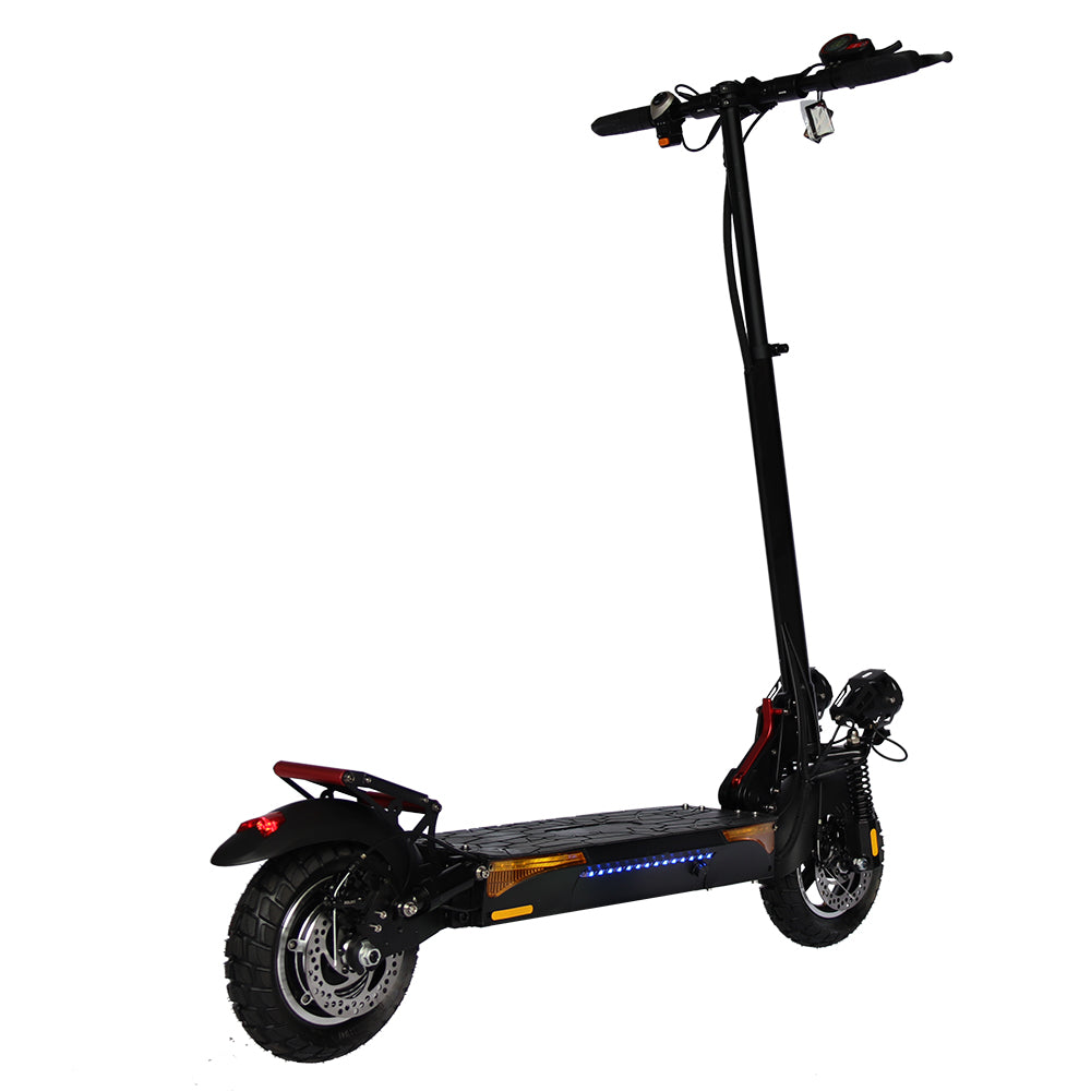 Emanba V-L12 MAX 800W 10" Off-Road Electric Scooter 45km/h 48V 16Ah Foldable Commuter with Front+Rear Suspension