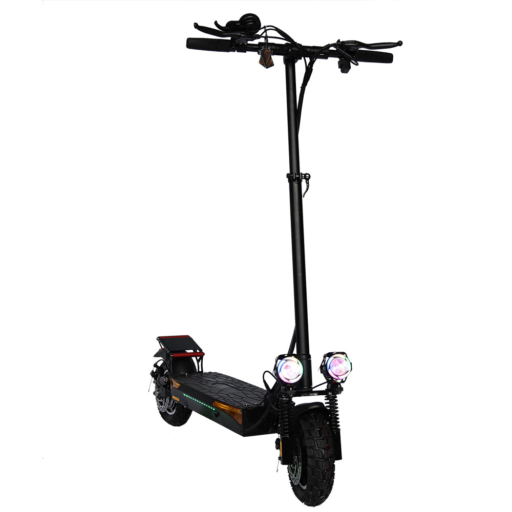 Emanba V-L12 MAX 800W 10" Off-Road Electric Scooter 45km/h 48V 16Ah Foldable Commuter with Front+Rear Suspension