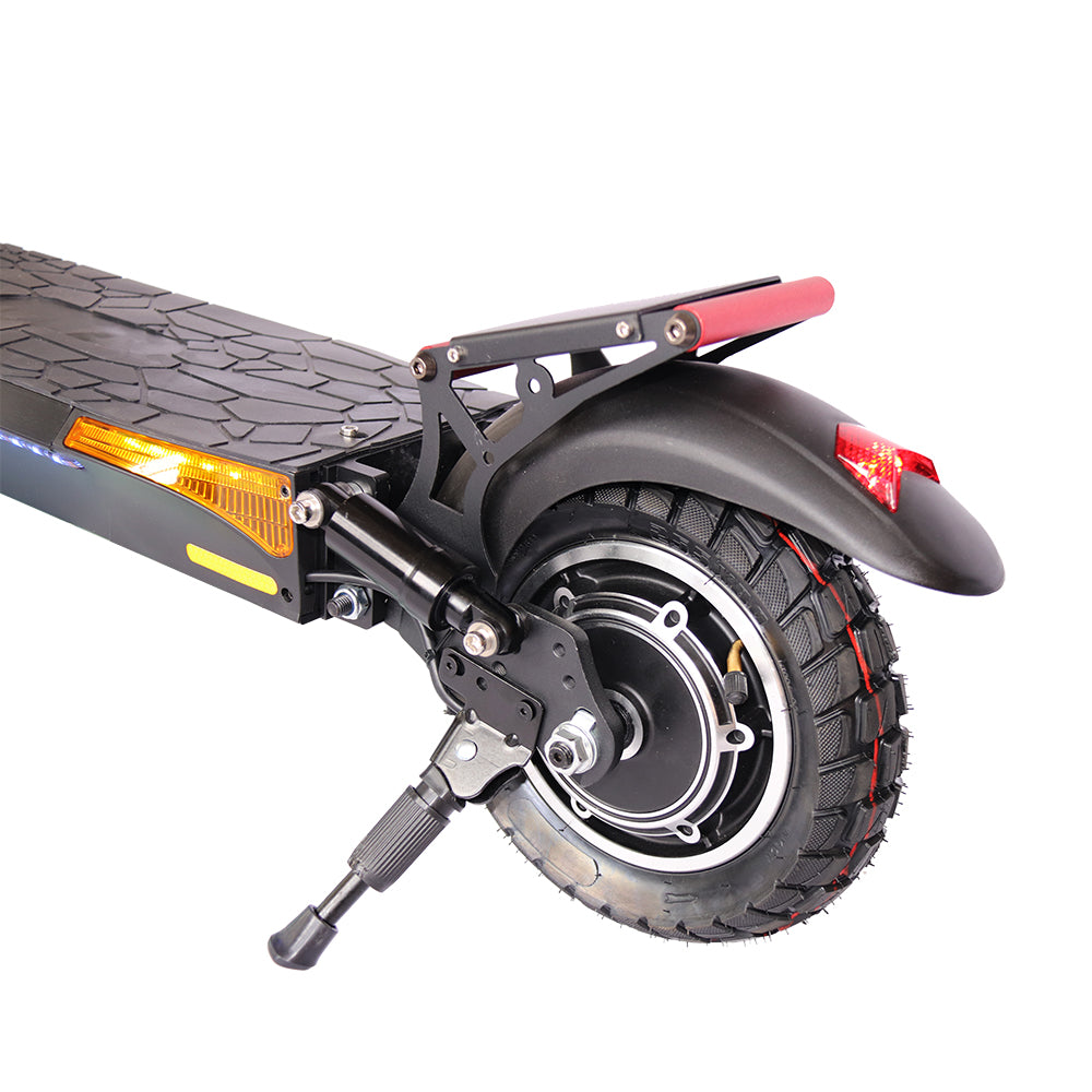 Emanba V-L12 MAX 800W 10" Off-Road Electric Scooter 45km/h 48V 16Ah Foldable Commuter with Front+Rear Suspension