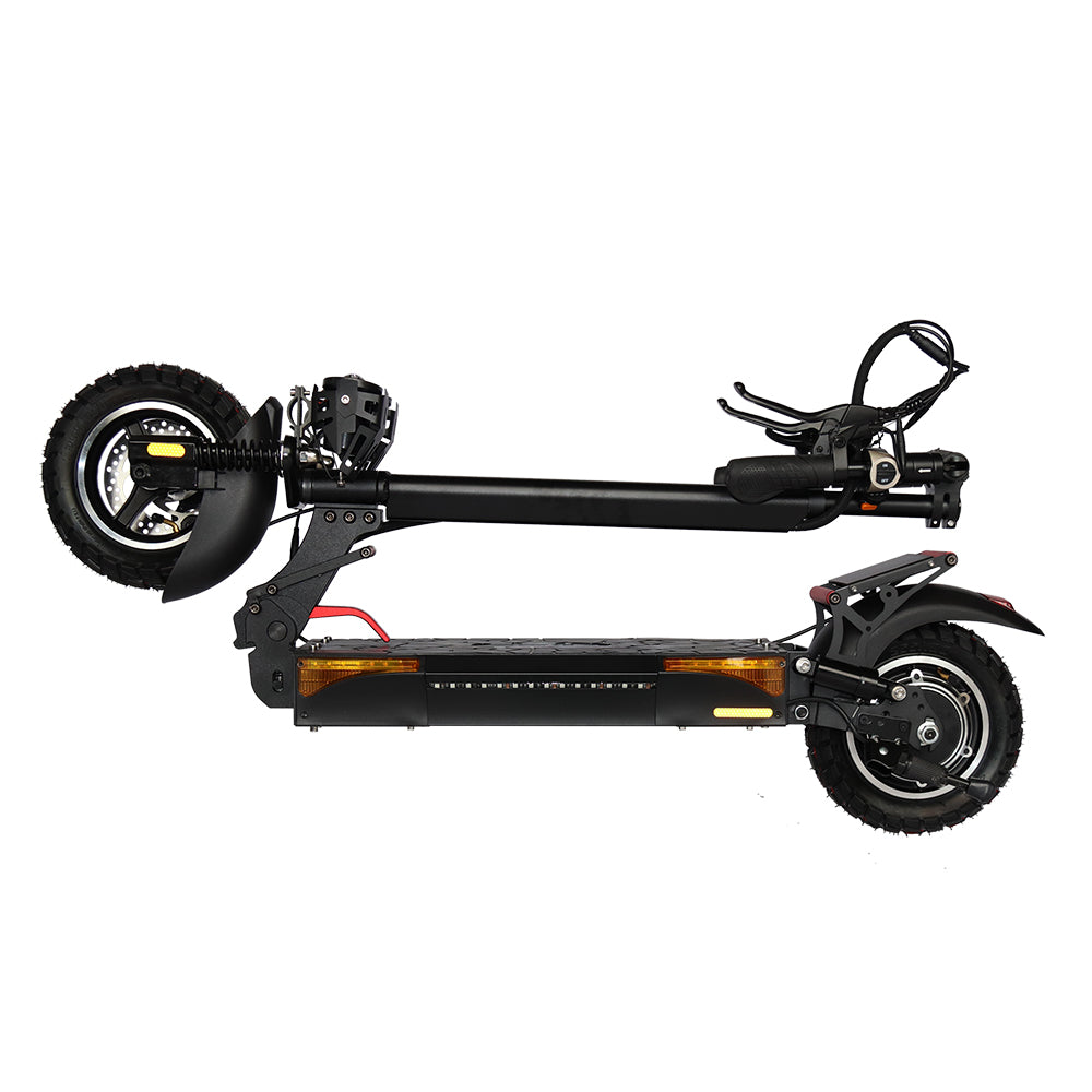 Emanba V-L12 MAX 800W 10" Off-Road Electric Scooter 45km/h 48V 16Ah Foldable Commuter with Front+Rear Suspension