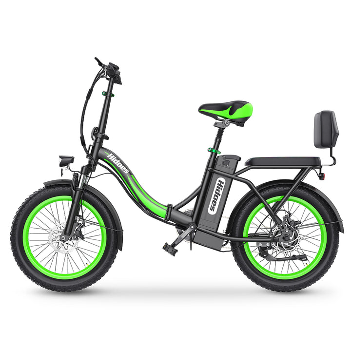 Hidoes C1 Folding Electric Bike – 750W Motor, 25MPH, 20” Fat Tires, Long-Range Battery