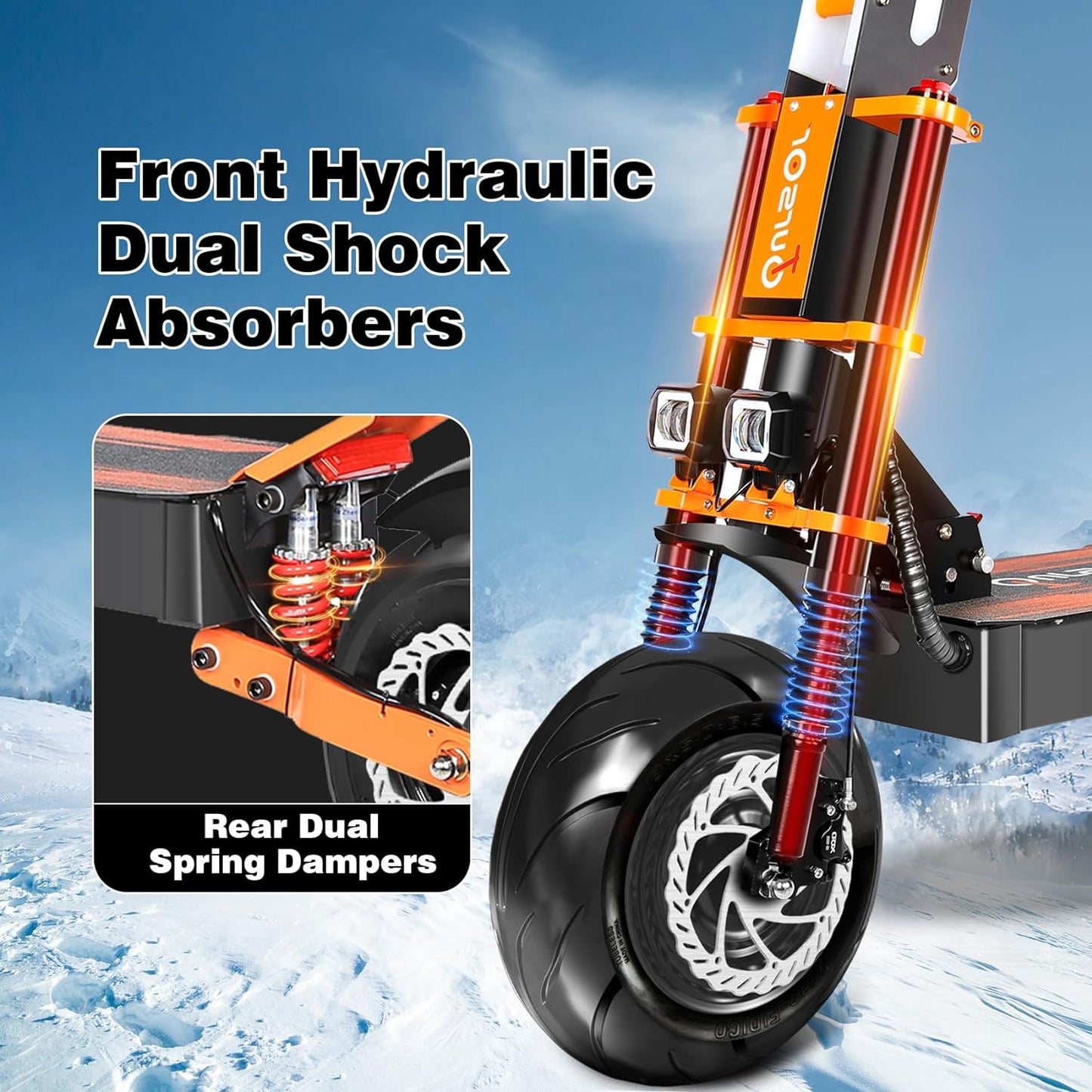 Toursor X8 8000W Dual Motor Electric Scooter | 60V 38.8Ah Battery | 90KM/H Speed | 120KM Range | UK Shipping Available