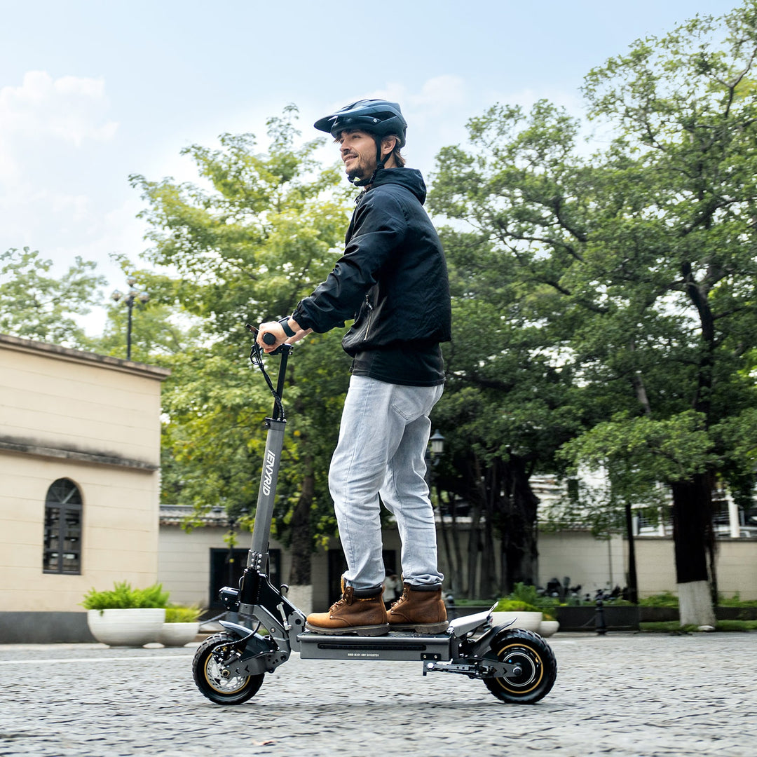 iENYRID S1 700W Motor Electric Scooter, 48V 15Ah Battery, Off-Road Pneumatic Tires, Top Speed 28 mph, Range 25 Miles