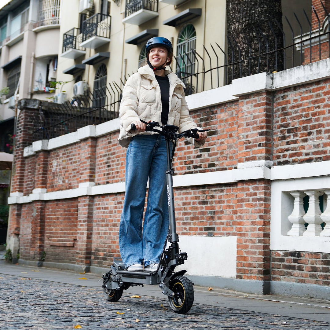 iENYRID S1 700W Motor Electric Scooter, 48V 15Ah Battery, Off-Road Pneumatic Tires, Top Speed 28 mph, Range 25 Miles