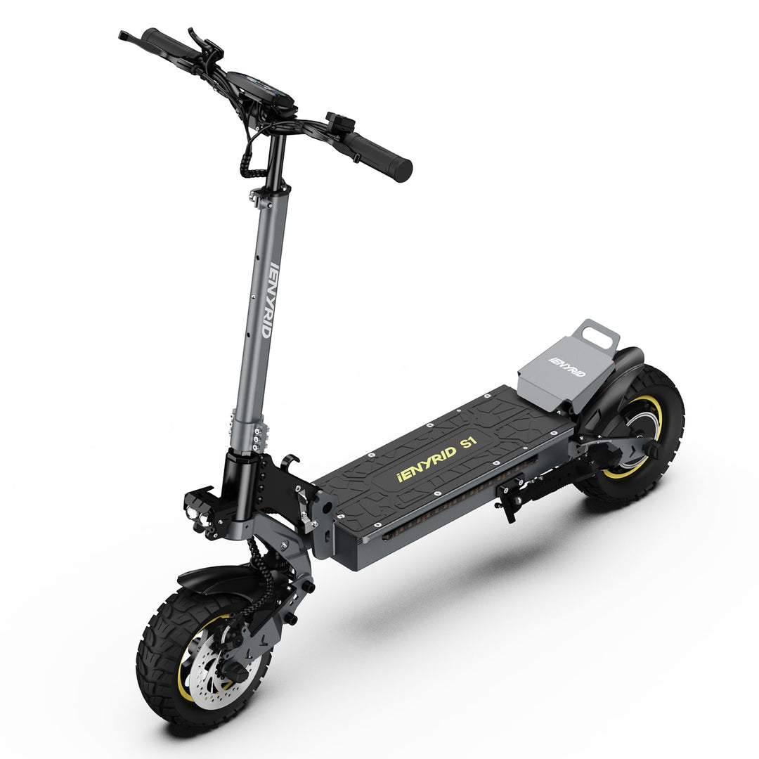 iENYRID S1 700W Motor Electric Scooter, 48V 15Ah Battery, Off-Road Pneumatic Tires, Top Speed 28 mph, Range 25 Miles