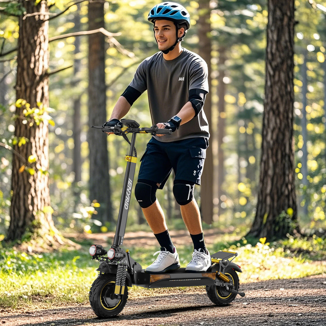 iENYRID ES6 2000W Dual Motor Electric Scooter, 48V 20.8Ah Battery, Off-Road Pneumatic Tires, Top Speed 34Mph, Range 34Miles