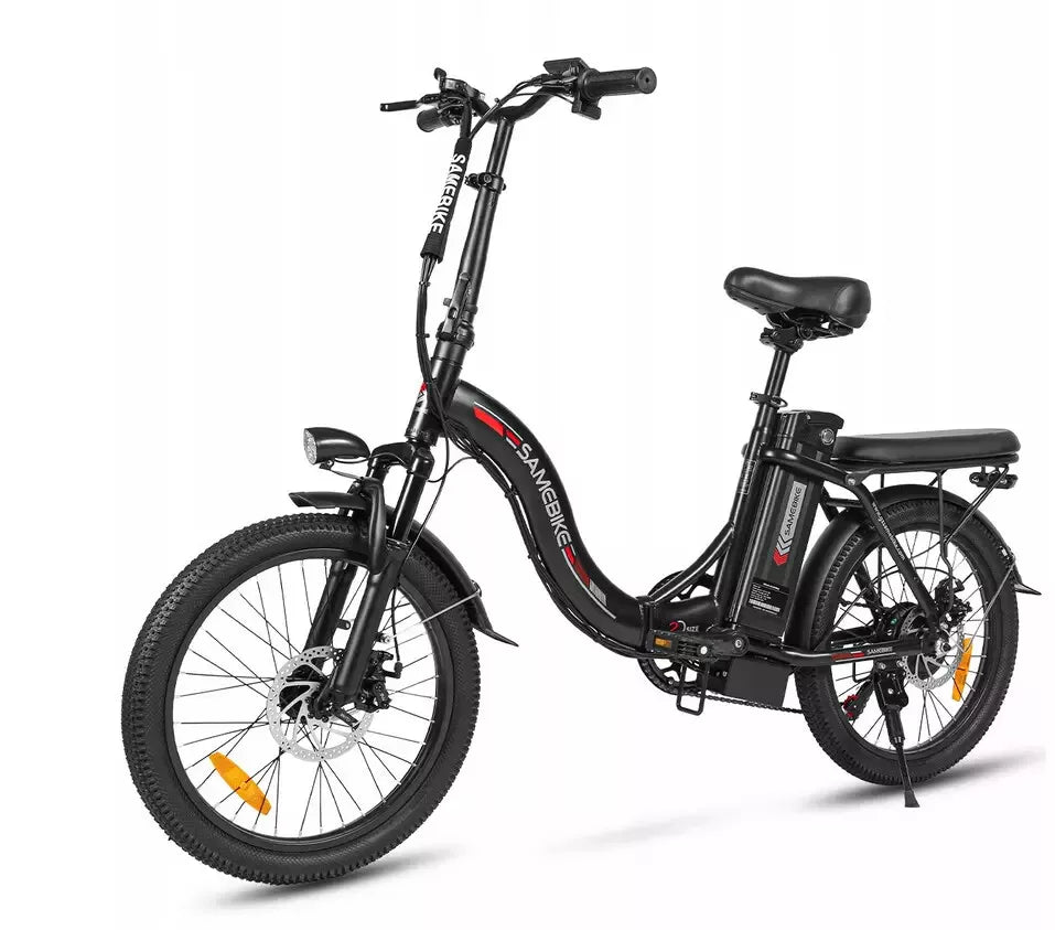 SAMEBIKE CY20 20-Inch City Electric Bike, 36V 12AH, 350W, SHIMANO 7-Speed, Spoke Rim