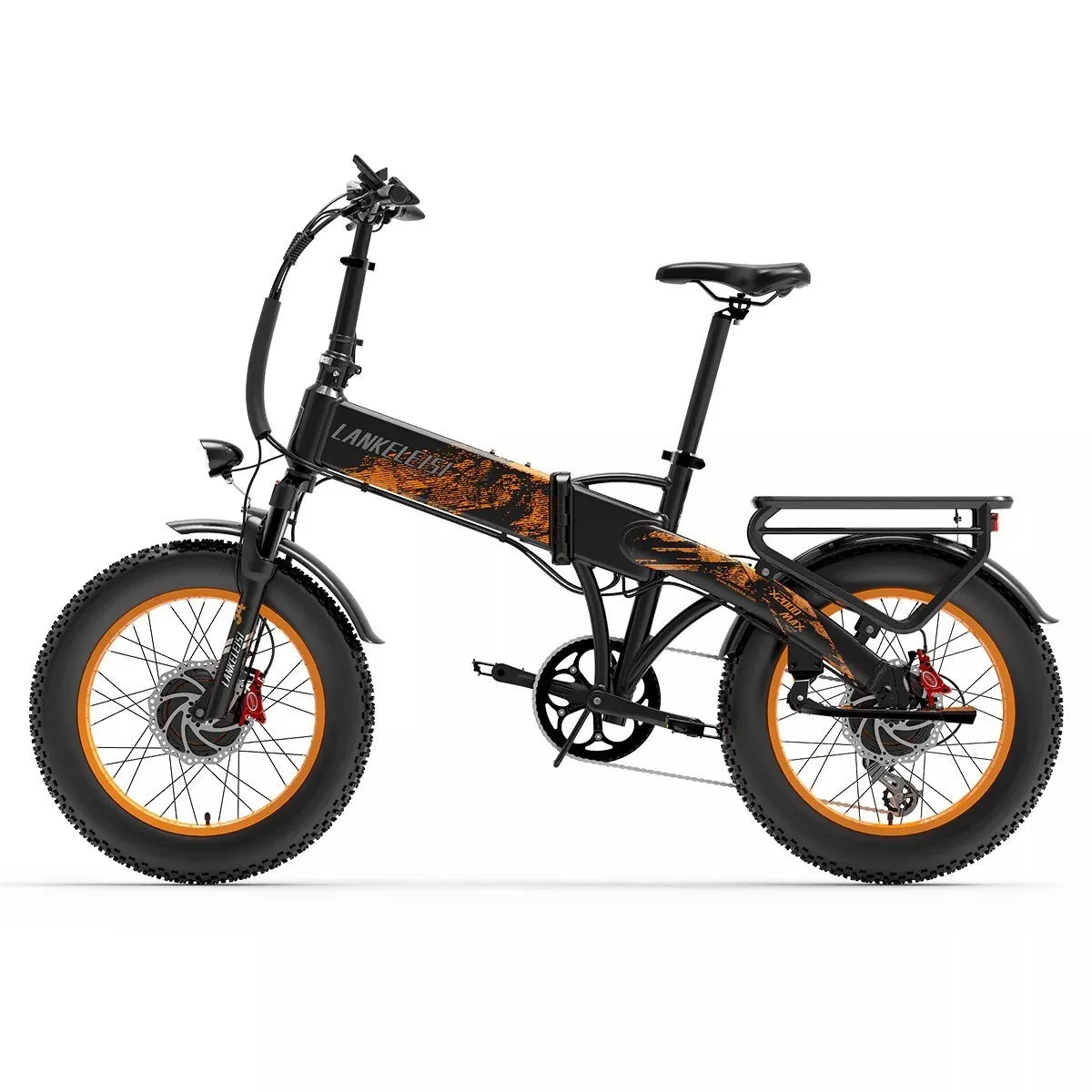 LANKELEISI X2000 MAX 20" Foldable Electric Bike 1000W*2 Dual Motor 2000W 48V 20Ah Battery