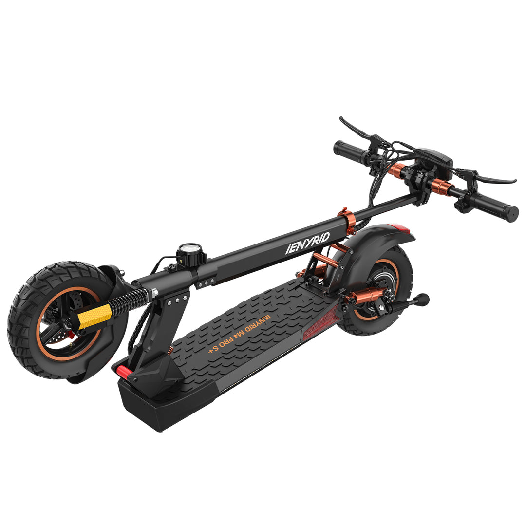 iENYRID M4 Pro S+ 800W Electric Scooter (No Seat), 48V 10Ah Battery, 10" Off-Road Pneumatic Tires, Top Speed 28 mph, Range 20-30 Miles