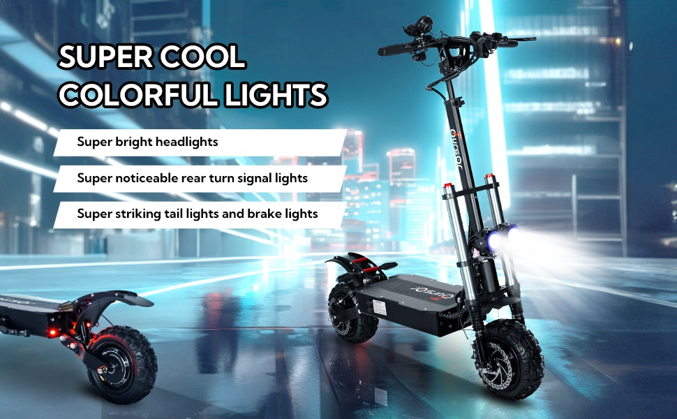 Quickwheel Explorer Folding Electric Scooter – Dual 3000W Motors (6000W Total) 60v 40Ah Samsung Battery, 85km/h Top Speed, 100km Range, High-Performance Adult E-Scooter