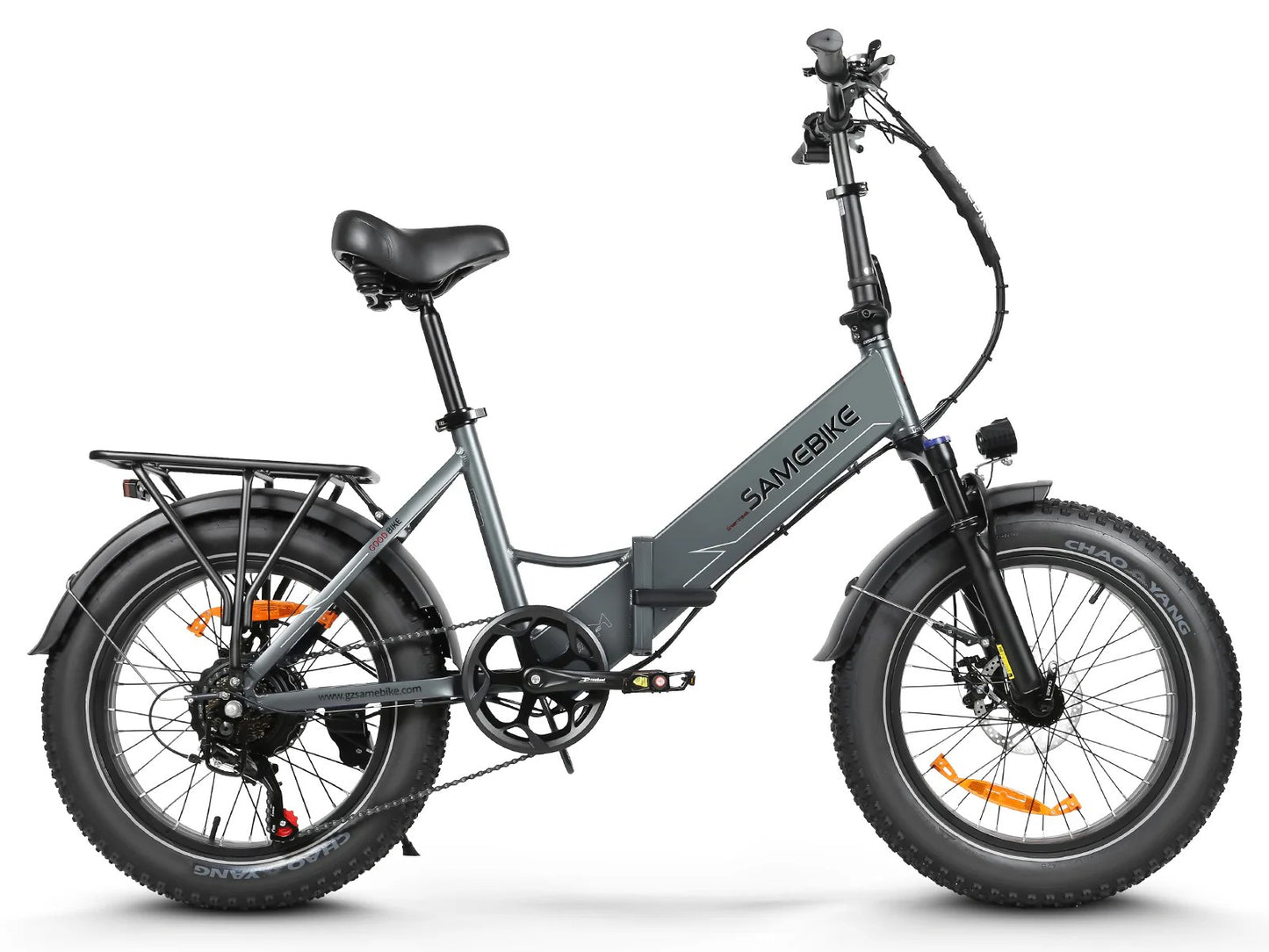 SAMEBIKE LOTDM200-II 20-Inch 750W Fat Tire E-Bike, 48V 13AH, NFC Function, LCD Display