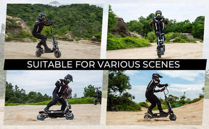 Quickwheel Explorer Folding Electric Scooter – Dual 3000W Motors (6000W Total) 60v 40Ah Samsung Battery, 85km/h Top Speed, 100km Range, High-Performance Adult E-Scooter