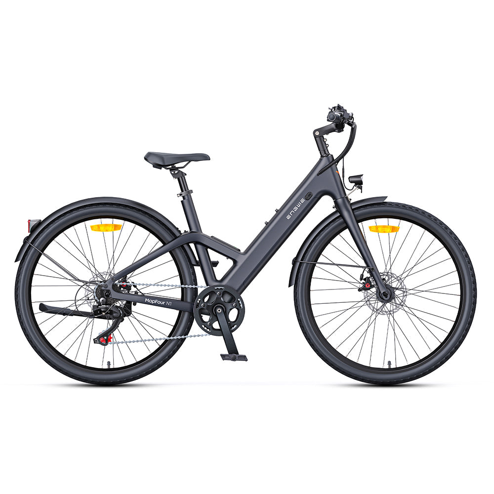 Engwe MapFour N1 Air Step-Through 250W Motor 25km/h 36V 10Ah Samsung Removable Lithium-Ion Battery 700x38C Spoke Tires Carbon Electric Bike