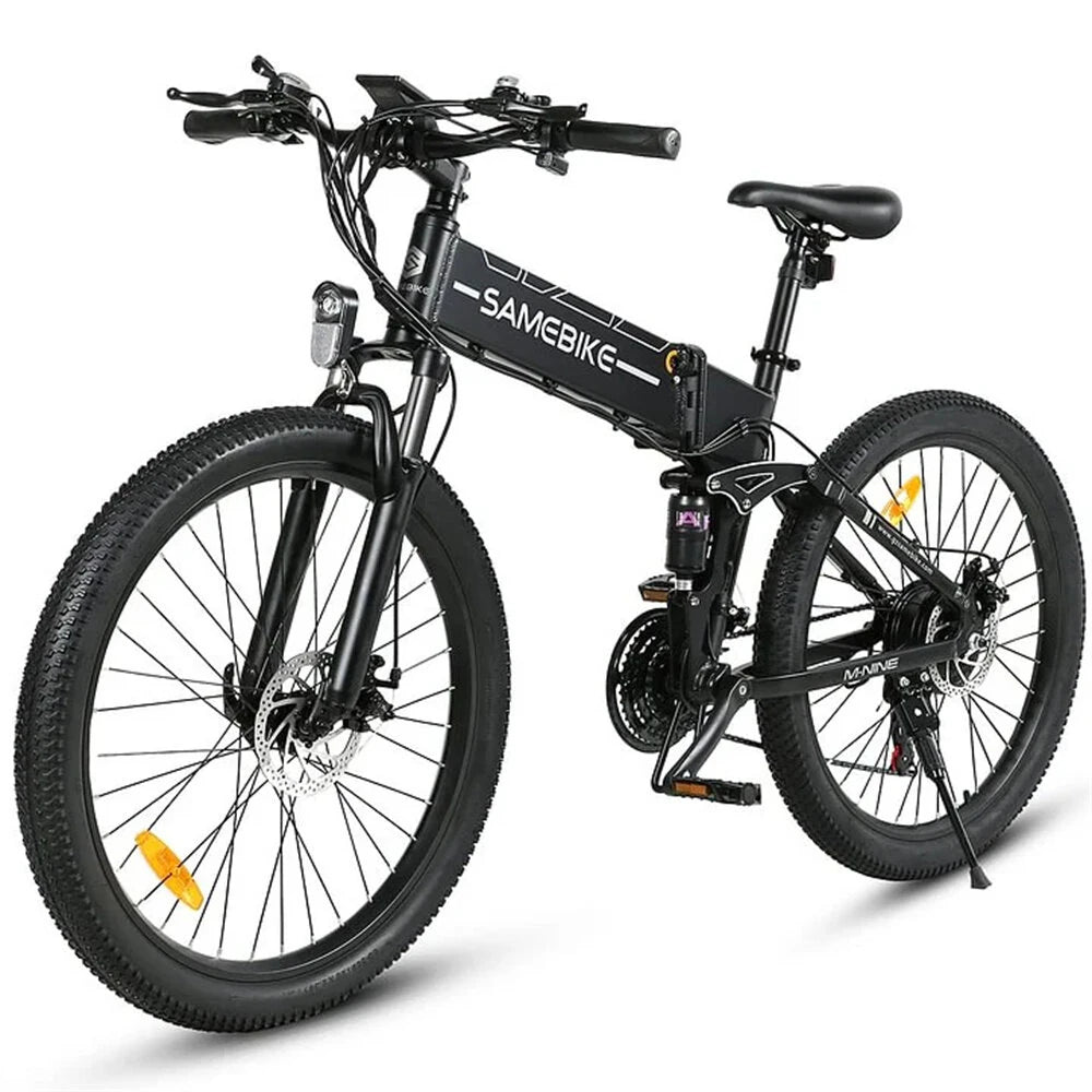 SAMEBIKE LO26-II-FT-YD 26-Inch 900W Electric Mountain Bike, 48V 14AH, SHIMANO 21-Speed latest