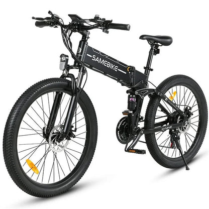 SAMEBIKE LO26-II-FT-YD 26-Inch 900W Electric Mountain Bike, 48V 14AH, SHIMANO 21-Speed latest