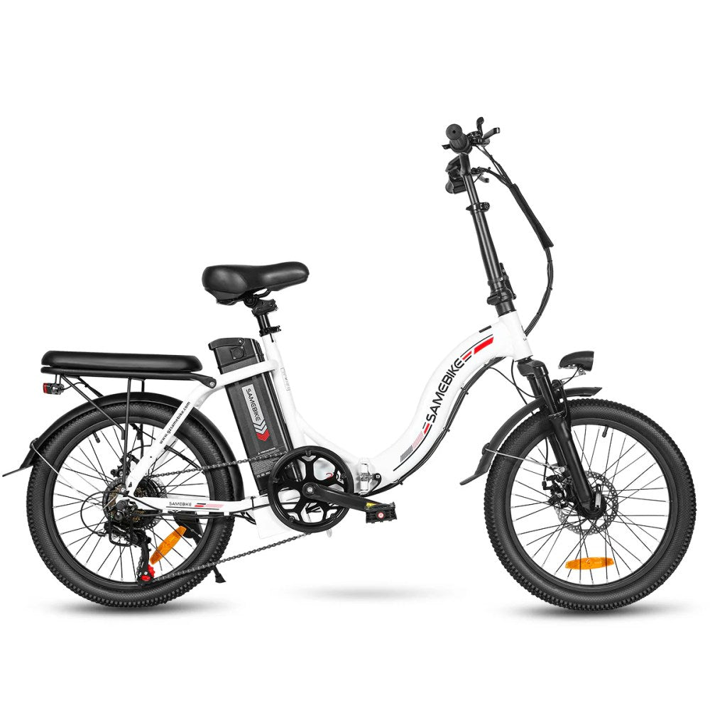SAMEBIKE C05 Pro 20-Inch Fat Tire E-Bike, 36V 13AH, 500W, LED Lights, SHIMANO 7-Speed