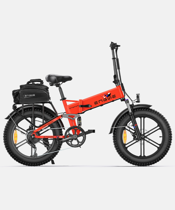 ENGWE Engine X 250W 20" Foldable Fat Tire Electric Bike E-Mountain Bike 48V 13Ah Battery 25KM/H