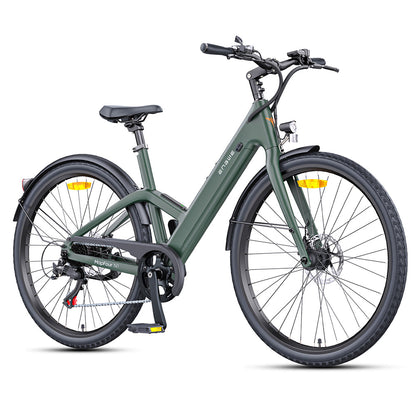 Engwe MapFour N1 Air Step-Through 250W Motor 25km/h 36V 10Ah Samsung Removable Lithium-Ion Battery 700x38C Spoke Tires Carbon Electric Bike
