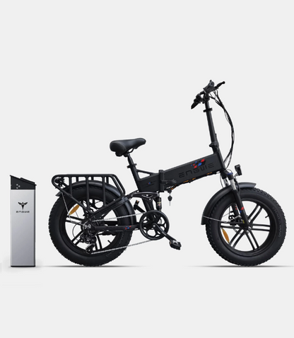 ENGWE Engine X 250W 20" Foldable Fat Tire Electric Bike E-Mountain Bike 48V 13Ah Battery 25KM/H