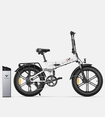 ENGWE Engine X 250W 20" Foldable Fat Tire Electric Bike E-Mountain Bike 48V 13Ah Battery 25KM/H