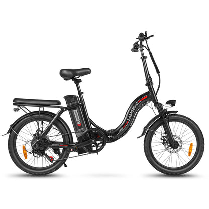 SAMEBIKE C05 Pro 20-Inch Fat Tire E-Bike, 36V 13AH, 500W, LED Lights, SHIMANO 7-Speed