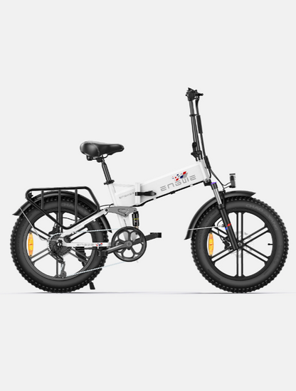 ENGWE Engine X 250W 20" Foldable Fat Tire Electric Bike E-Mountain Bike 48V 13Ah Battery 25KM/H