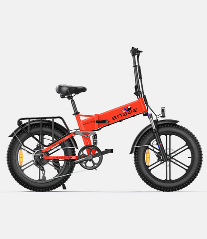 ENGWE Engine X 250W 20" Foldable Fat Tire Electric Bike E-Mountain Bike 48V 13Ah Battery 25KM/H