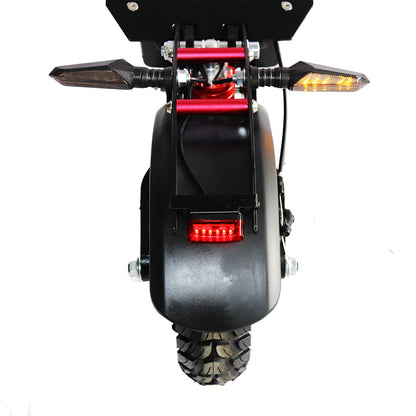 Emanba V-X6 2400W Dual Motor 10" Off-Road Electric Scooter 60km/h 48V 21Ah Foldable Commuter with Front+Rear Suspension