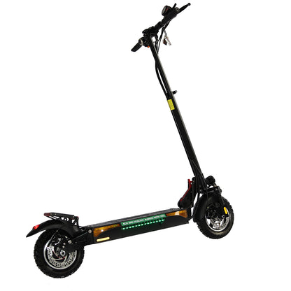 Emanba V-L12 800W 10" Off-Road Electric Scooter 45km/h 48V 13Ah Foldable Commuter with Front+Rear Suspension