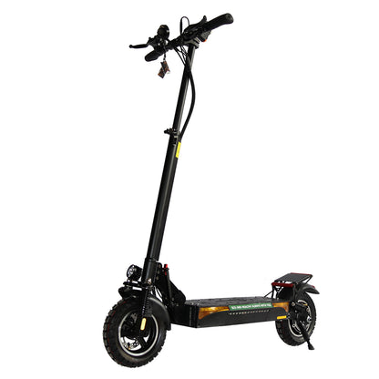 Emanba V-L12 800W 10" Off-Road Electric Scooter 45km/h 48V 13Ah Foldable Commuter with Front+Rear Suspension