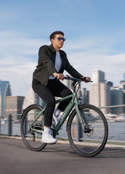 ENGWE MAPFOUR N1 AIR 250W MOTOR 25KM/H 36V 10Ah SAMSUNG Removable Lithium-ion Battery 700*38C Spoke Tires CARBON ELECTRIC BIKE