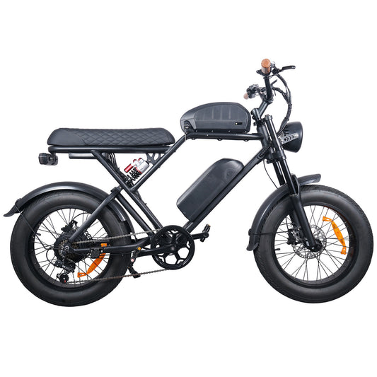 Saibaike Eflash 20” Fat Tire Electric Bike – 1000W Motor, 48V 27Ah Dual Battery, 45KMH, 170KM Range