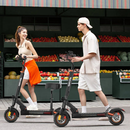 iENYRID M4 Pro S+ 800W Electric Scooter with Seat, 48V 12.5Ah Battery, 10" Off-Road Pneumatic Tires, Top Speed 28 mph, Range 25 Miles