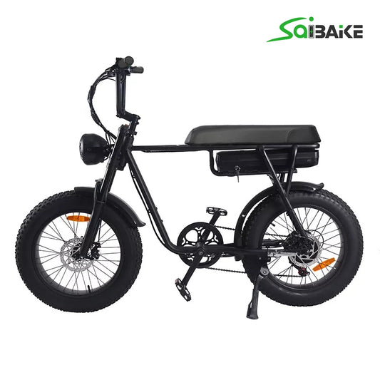 Saibaike FXH006 20” Fat Tire Electric Bike – 1000W Motor, 48V 18.2Ah Battery,48KMH, 45KM Range