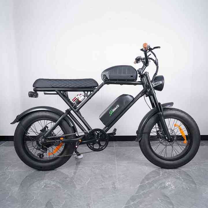 Saibaike Eflash 20” Fat Tire Electric Bike – 1000W Motor, 48V 27Ah Dual Battery, 45KMH, 170KM Range