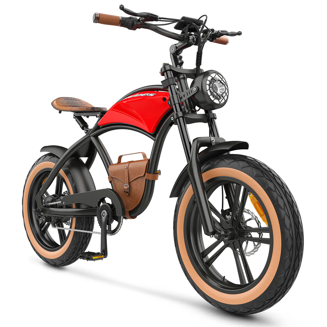 Hidoes B10 Electric Bike – 1000W (1500W Peak) Motor, 48V 13Ah Battery, 30MPH, 20” Fat Tires
