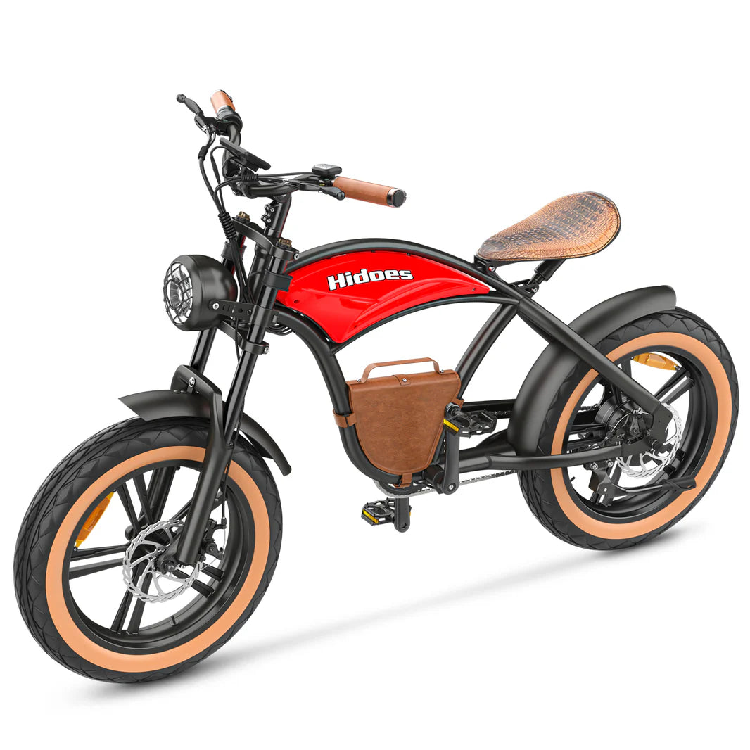 Hidoes B10 Electric Bike – 1000W (1500W Peak) Motor, 48V 13Ah Battery, 30MPH, 20” Fat Tires