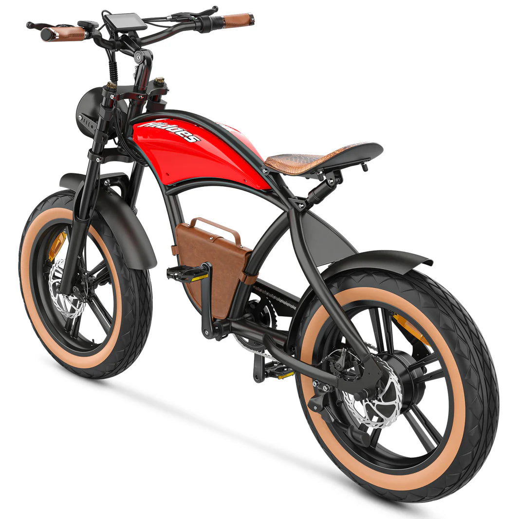 Hidoes B10 Electric Bike – 1000W (1500W Peak) Motor, 48V 13Ah Battery, 30MPH, 20” Fat Tires