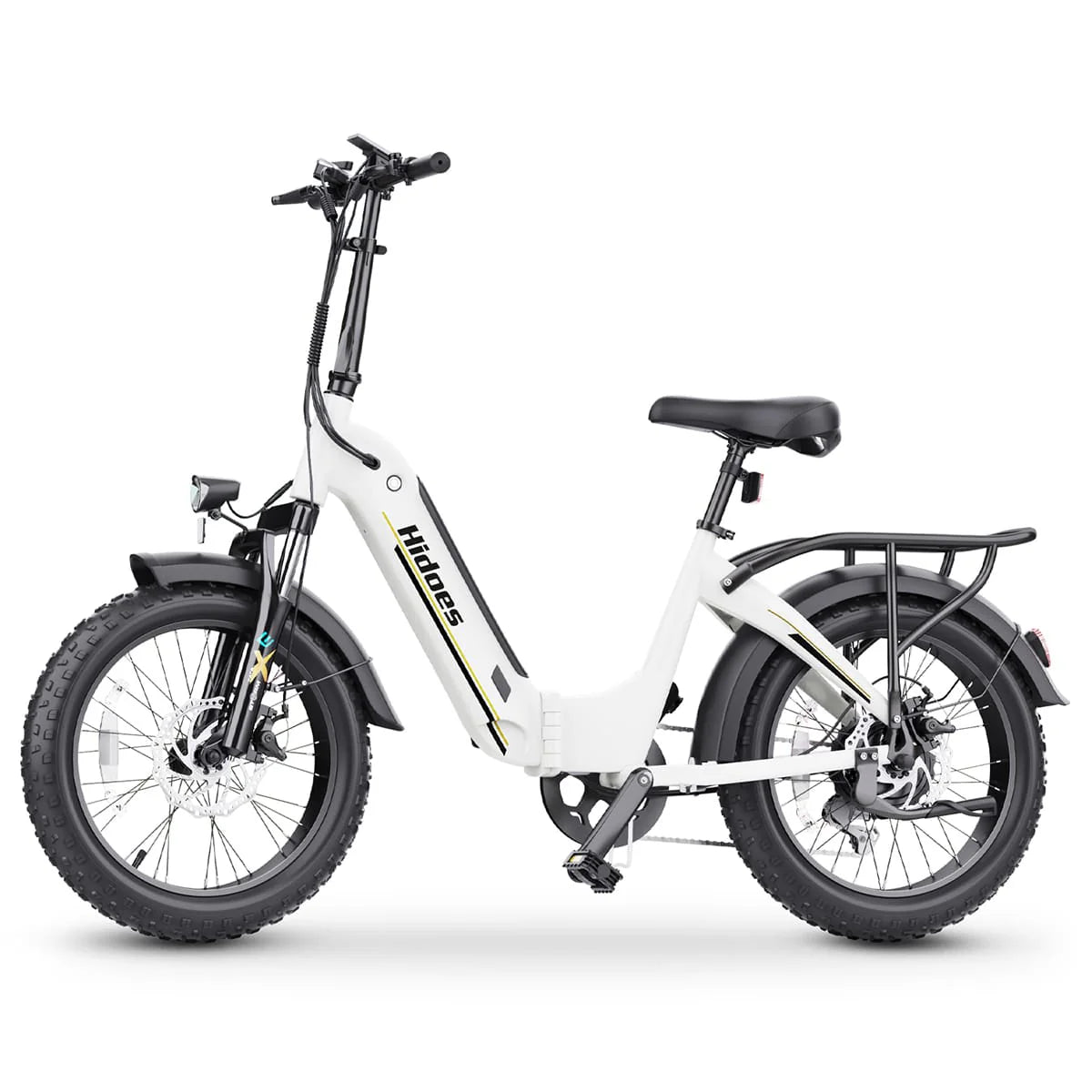 Hidoes BF1 Step-Through Folding Electric Bike – 750W Motor, 25MPH, 20” Tires, Long-Range Battery
