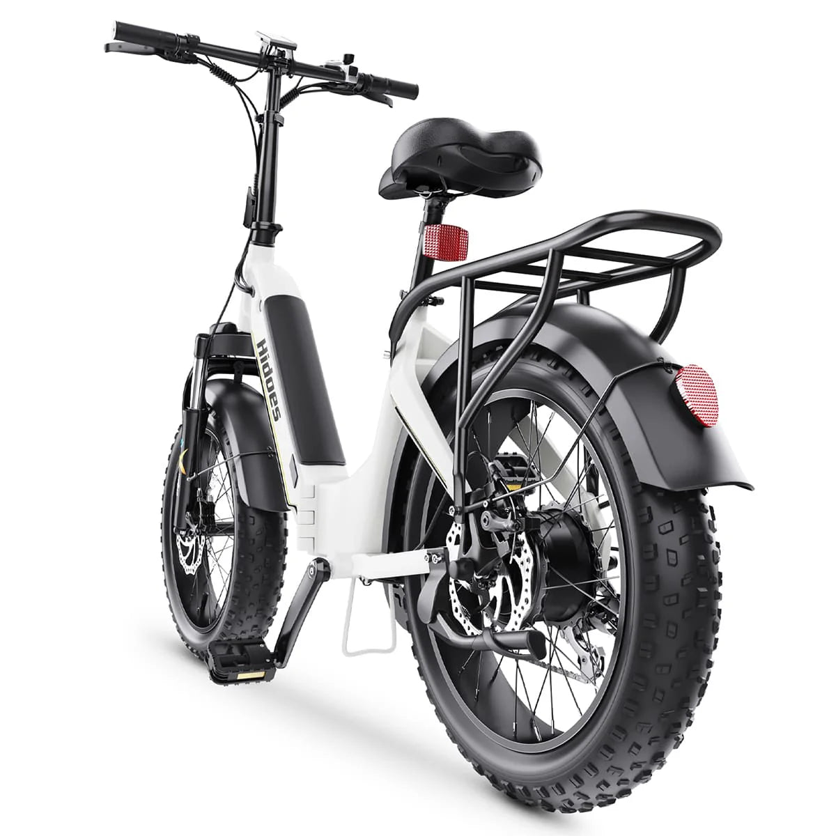 Hidoes BF1 Step-Through Folding Electric Bike – 750W Motor, 25MPH, 20” Tires, Long-Range Battery