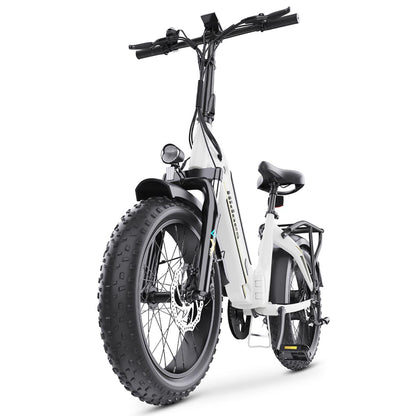 Hidoes BF1 Step-Through Folding Electric Bike – 750W Motor, 25MPH, 20” Tires, Long-Range Battery