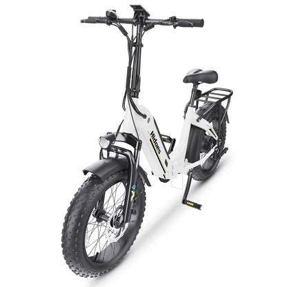 Hidoes BF1 Step-Through Folding Electric Bike – 750W Motor, 25MPH, 20” Tires, Long-Range Battery